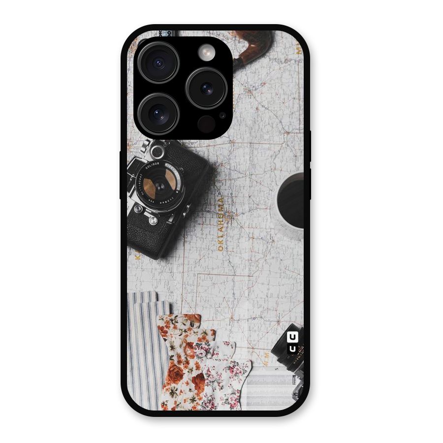 Camera Smoky Pipe Metal Back Case for iPhone 15 Pro