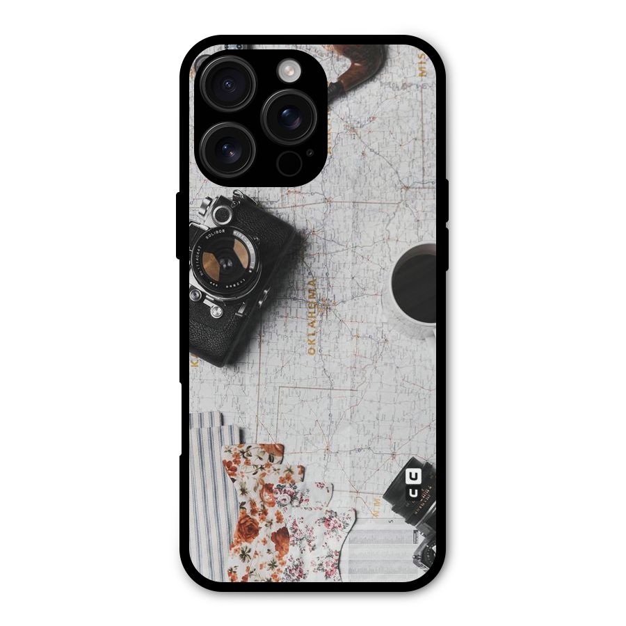 Camera Smoky Pipe Metal Back Case for iPhone 16 Pro Max