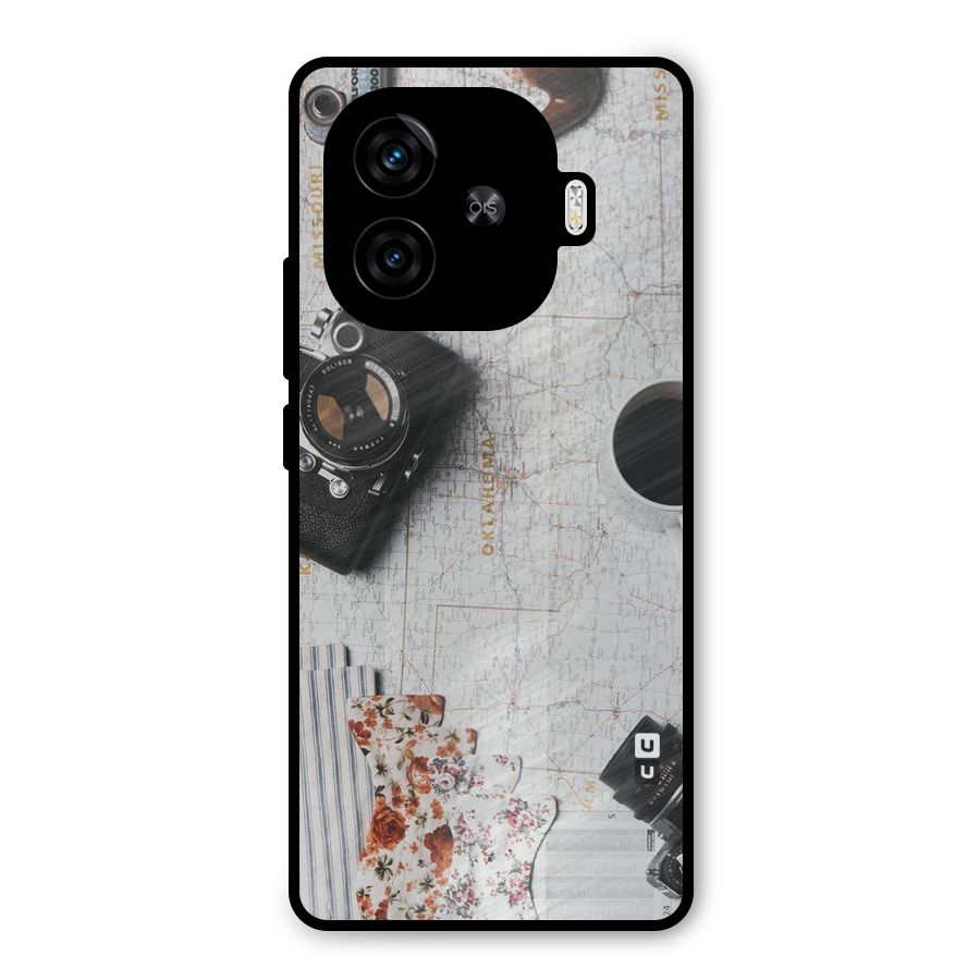 Camera Smoky Pipe Metal Back Case for iQOO Z9 Turbo