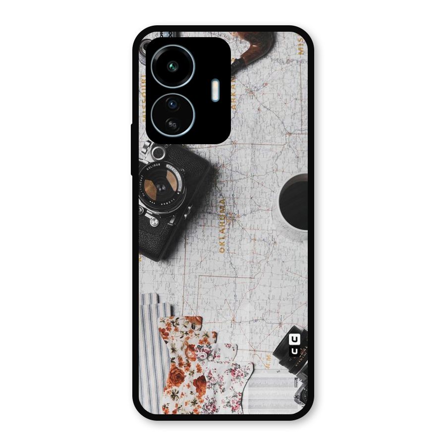 Camera Smoky Pipe Metal Back Case for vivo iQOO Z6 Lite 5G