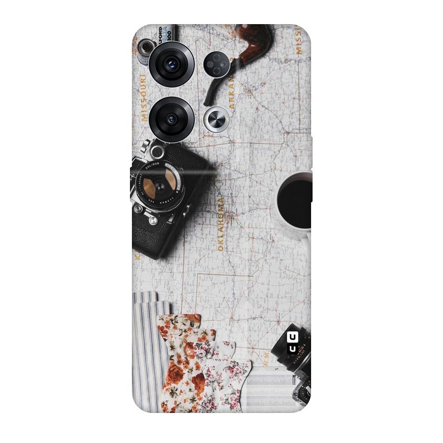 Camera Smoky Pipe Original Polycarbonate Back Case for Oppo Reno8 Pro 5G
