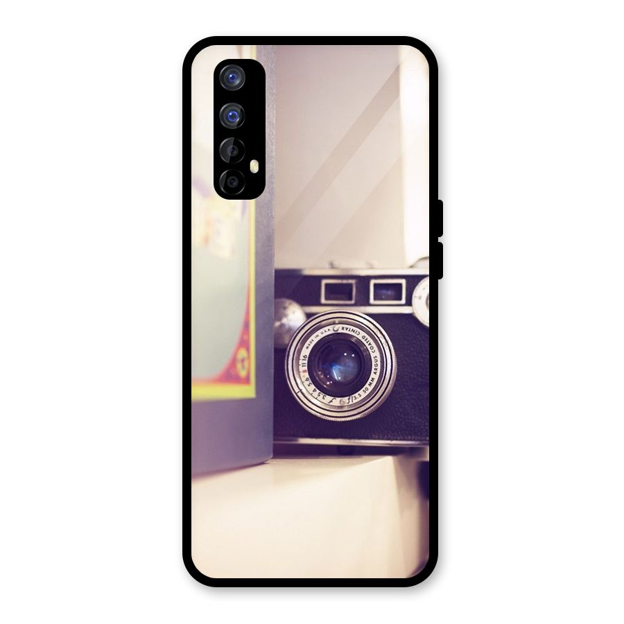 Camera Vintage Pastel Glass Back Case for Realme 7