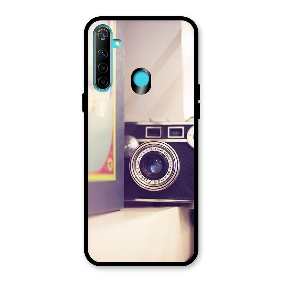 Camera Vintage Pastel Glass Back Case for Realme Narzo 10