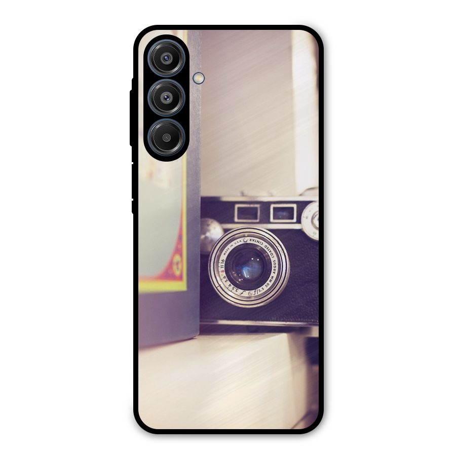 Camera Vintage Pastel Metal Back Case for Galaxy A16 5G