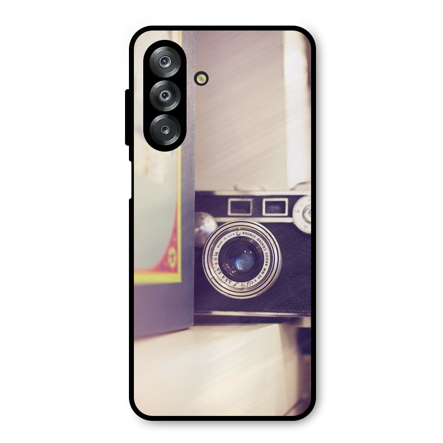 Camera Vintage Pastel Metal Back Case for Galaxy A26