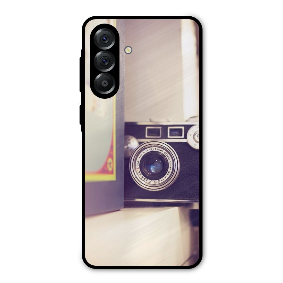Camera Vintage Pastel Metal Back Case for Galaxy A36