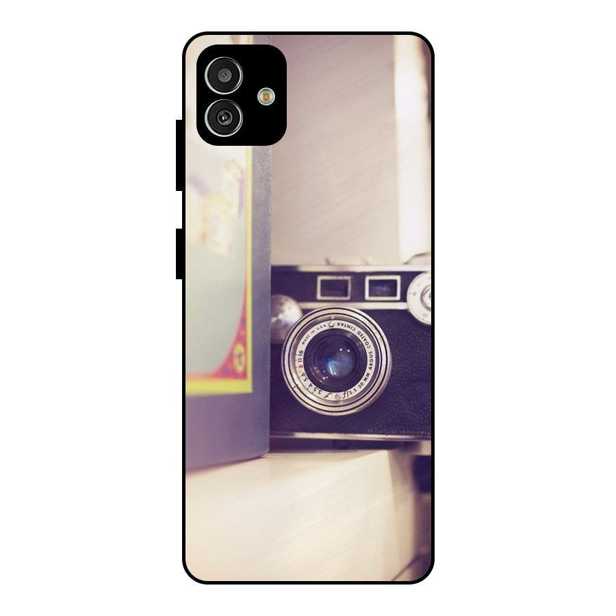 Camera Vintage Pastel Metal Back Case for Galaxy M13 5G