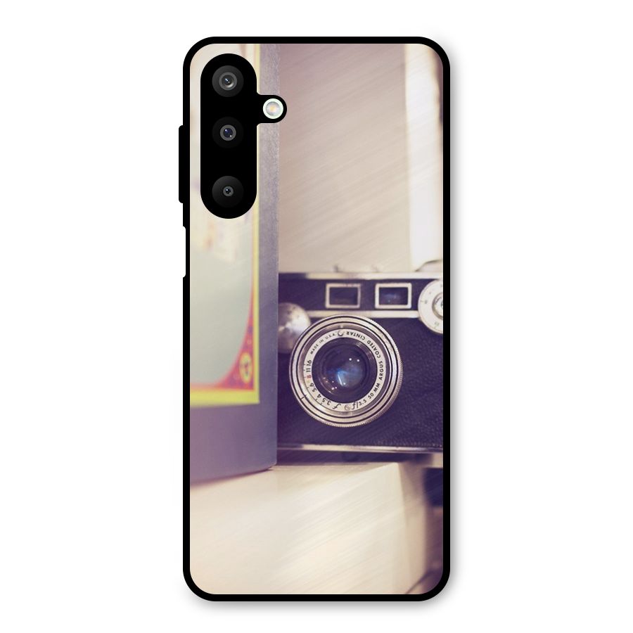 Camera Vintage Pastel Metal Back Case for Galaxy M16