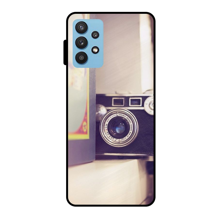 Camera Vintage Pastel Metal Back Case for Galaxy M32 5G