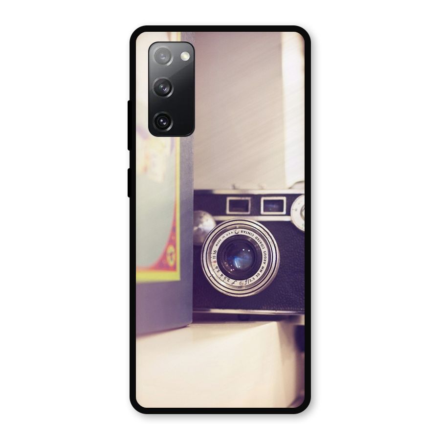 Camera Vintage Pastel Metal Back Case for Galaxy S20 FE