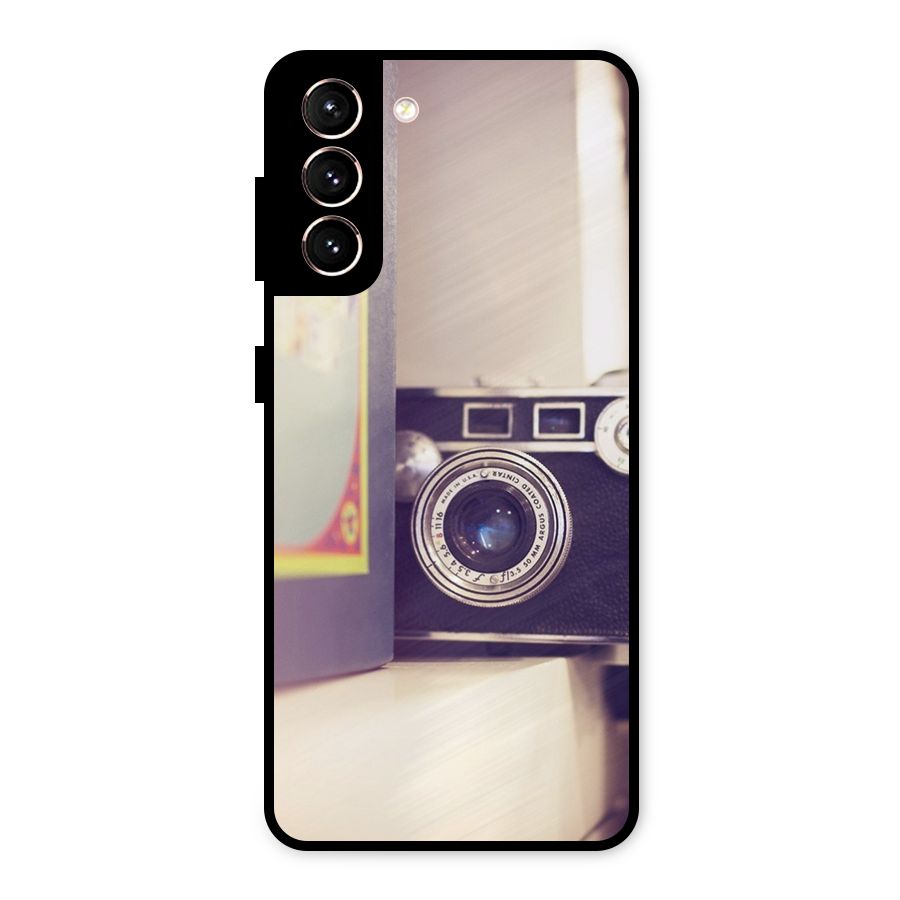 Camera Vintage Pastel Metal Back Case for Galaxy S21 5G