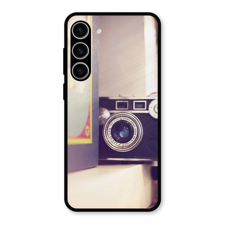 Camera Vintage Pastel Metal Back Case for Galaxy S23 Plus