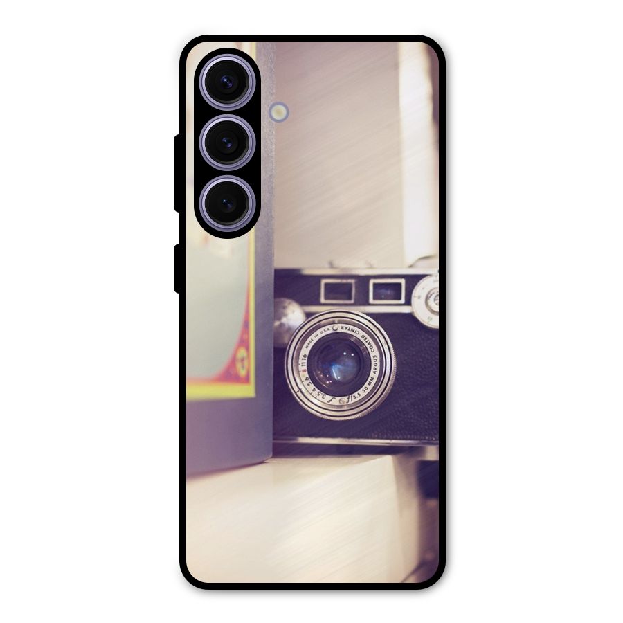 Camera Vintage Pastel Metal Back Case for Galaxy S24