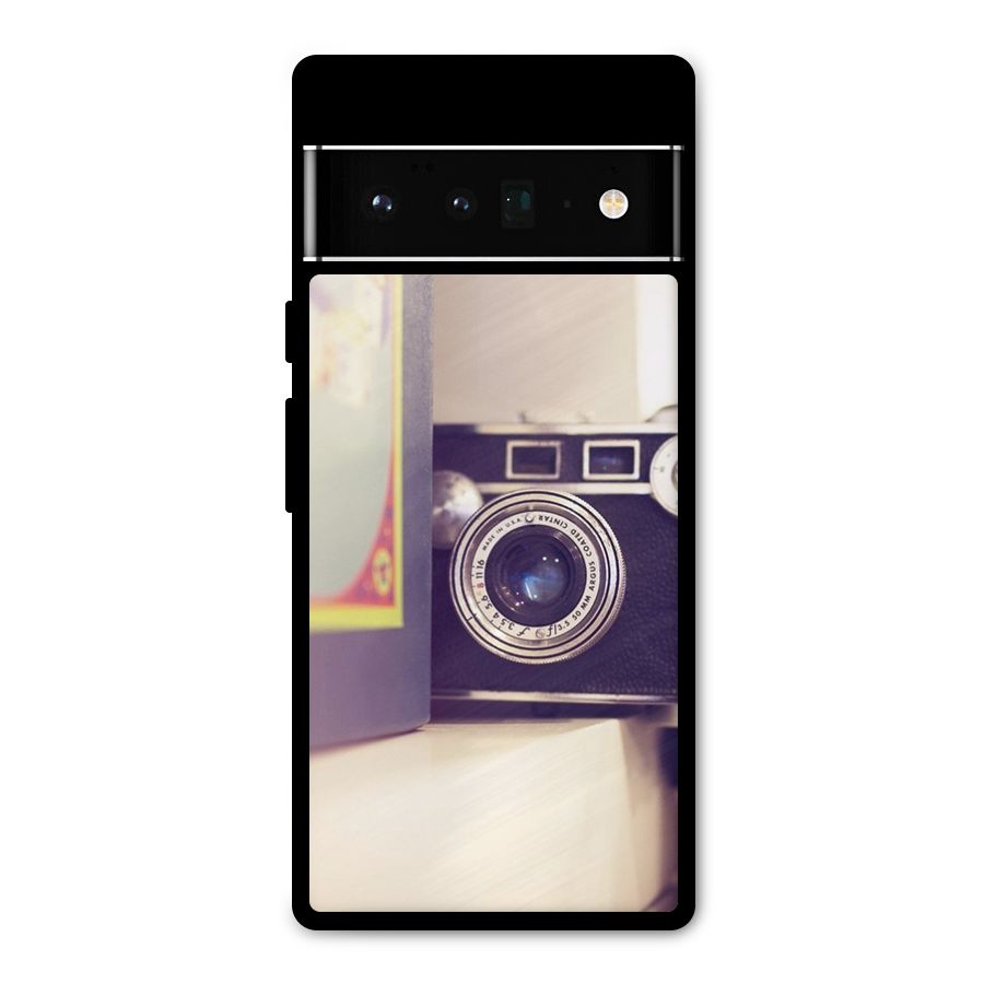 Camera Vintage Pastel Metal Back Case for Google Pixel 6 Pro