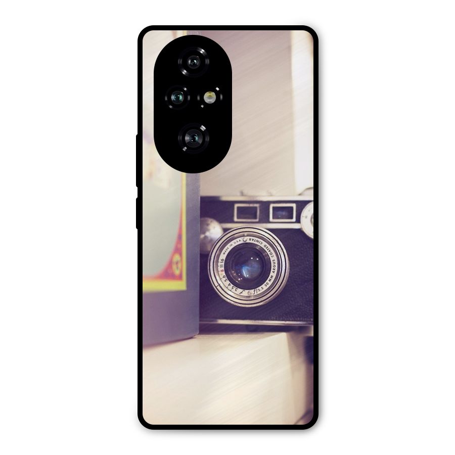 Camera Vintage Pastel Metal Back Case for Honor 200 Pro