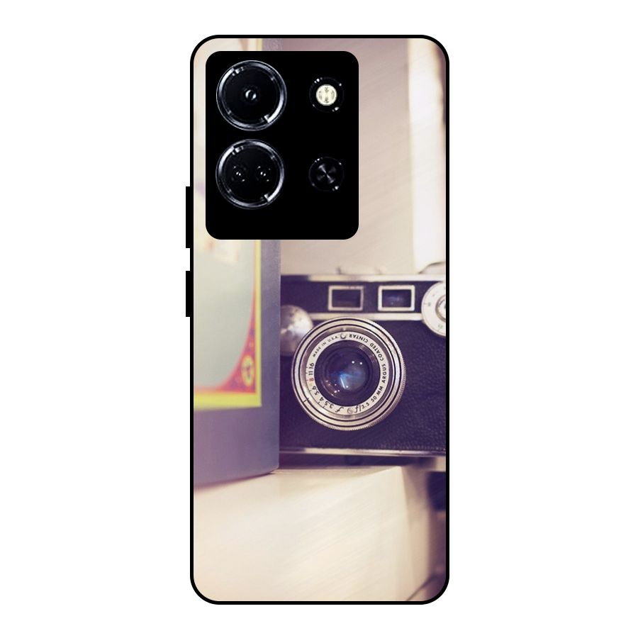 Camera Vintage Pastel Metal Back Case for Infinix Note 30 5G
