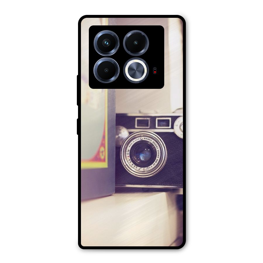 Camera Vintage Pastel Metal Back Case for Infinix Note 40 5G