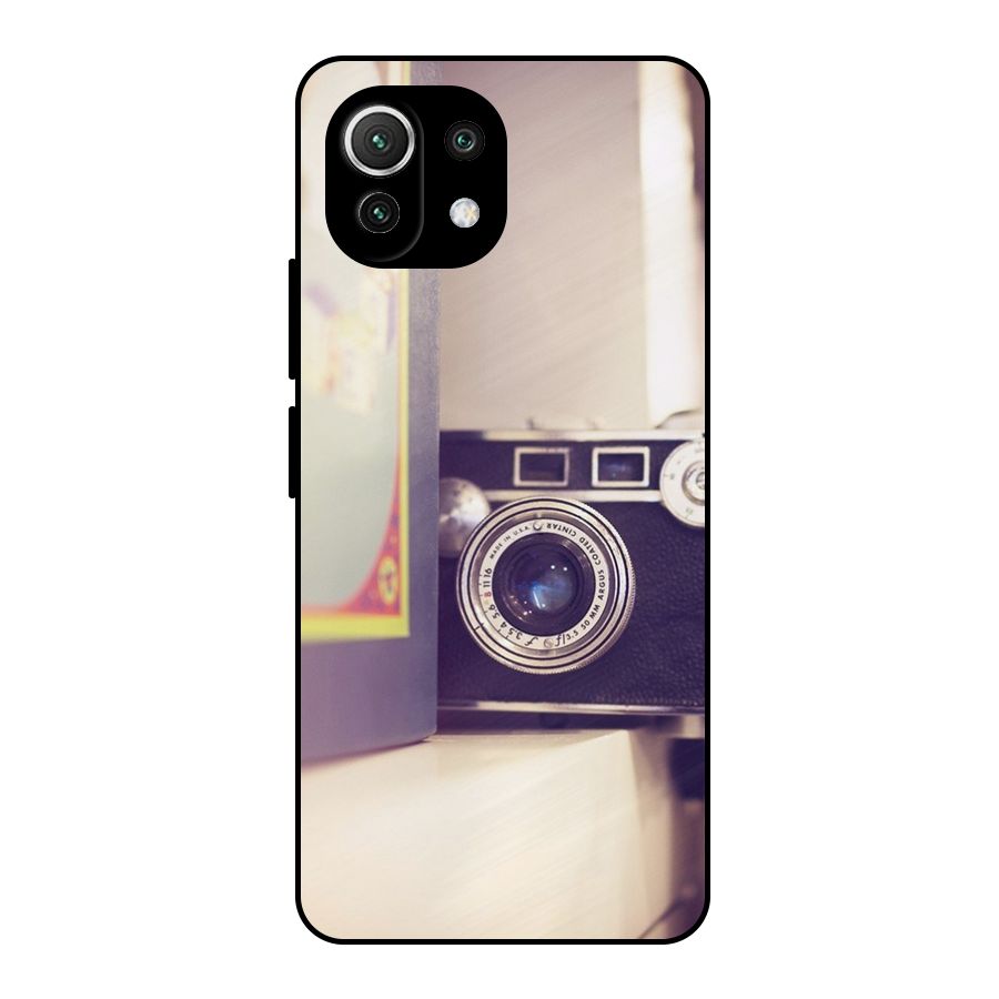 Camera Vintage Pastel Metal Back Case for Mi 11 Lite NE 5G