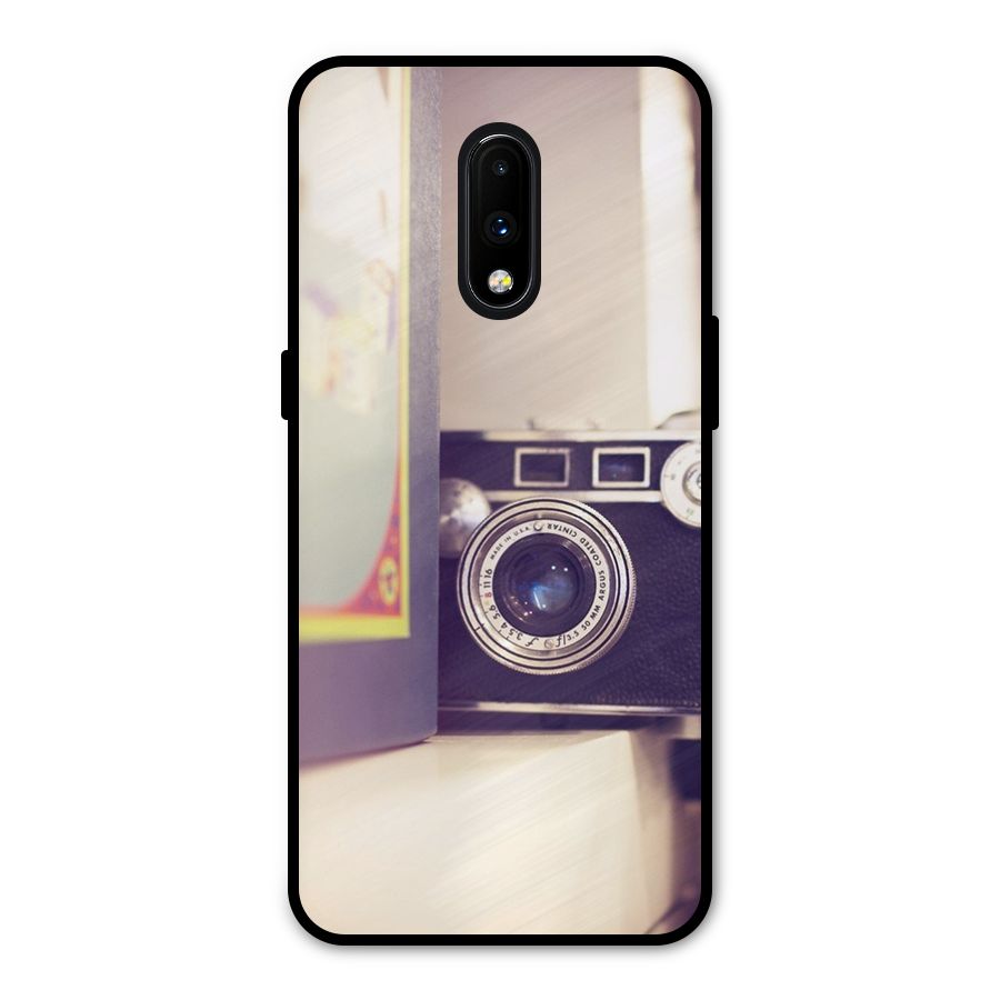 Camera Vintage Pastel Metal Back Case for OnePlus 7