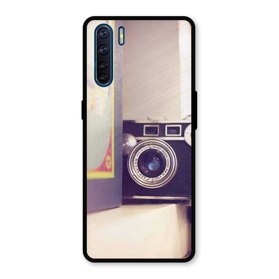 Camera Vintage Pastel Metal Back Case for Oppo F15