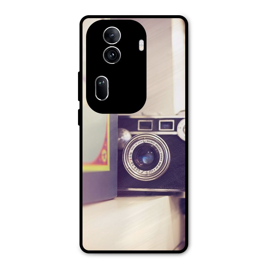 Camera Vintage Pastel Metal Back Case for Oppo Reno11 Pro 5G