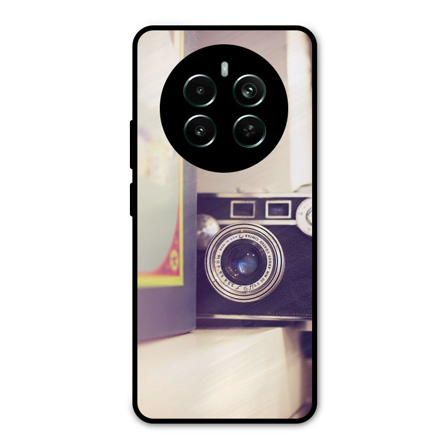 Camera Vintage Pastel Metal Back Case for Realme 12 Pro Plus