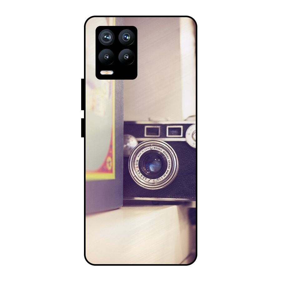 Camera Vintage Pastel Metal Back Case for Realme 8 Pro