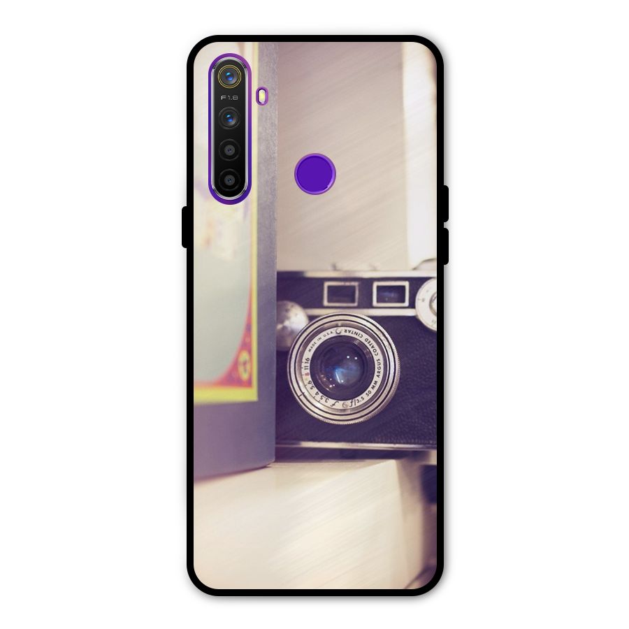 Camera Vintage Pastel Metal Back Case for Realme Narzo 10