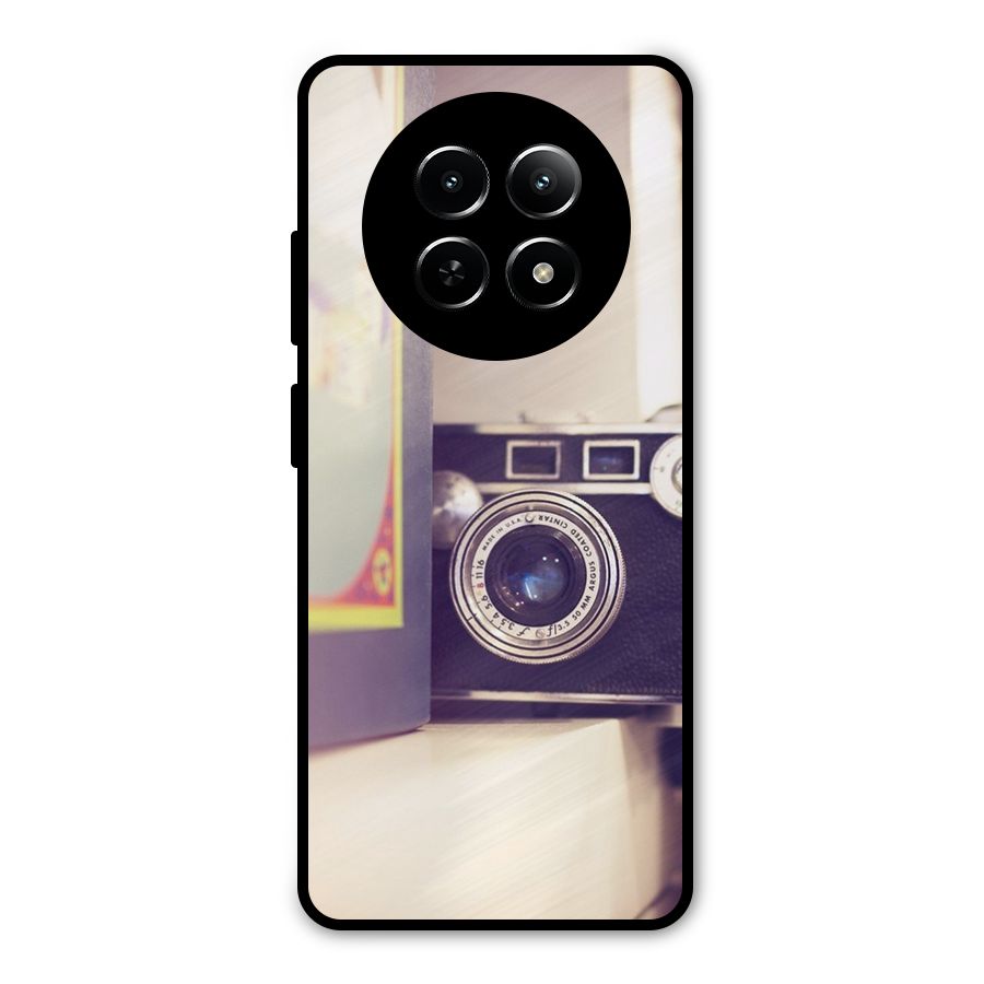 Camera Vintage Pastel Metal Back Case for Realme Narzo 70x 5G