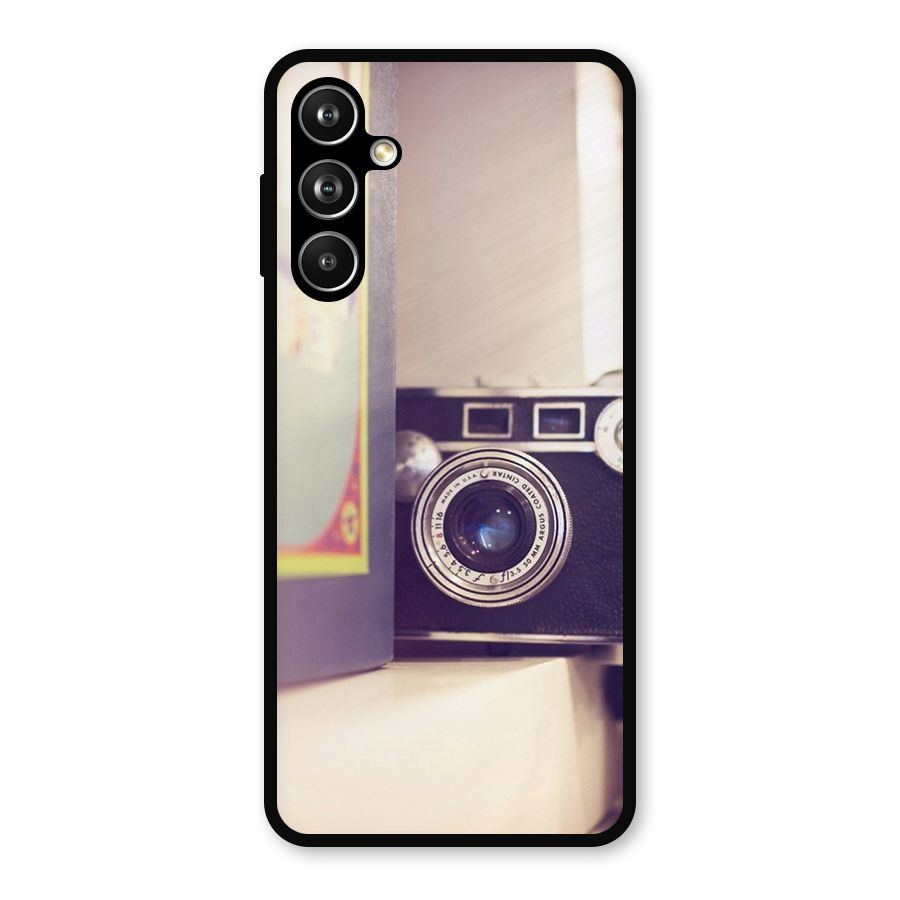 Camera Vintage Pastel Metal Back Case for Samsung Galaxy M54