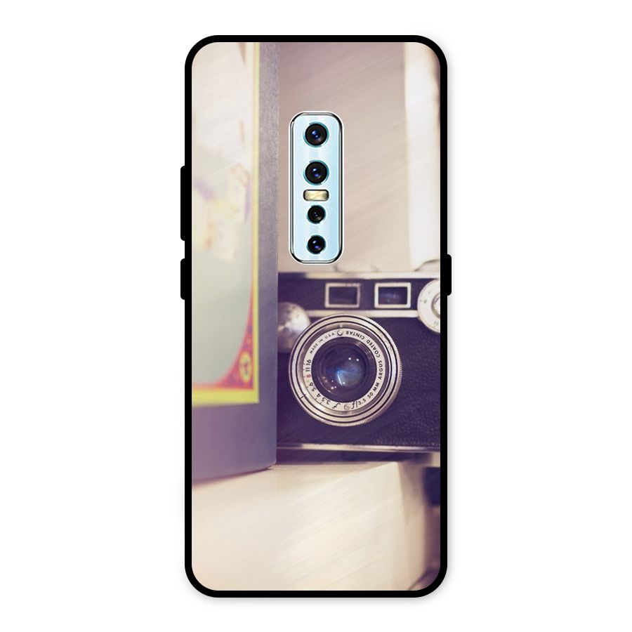 Camera Vintage Pastel Metal Back Case for Vivo V17 Pro