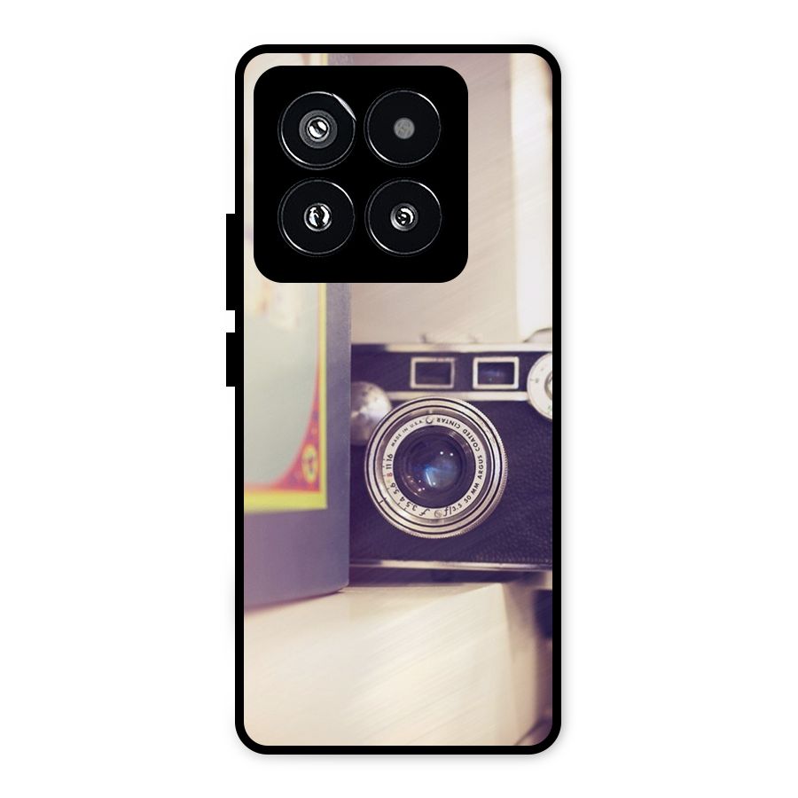 Camera Vintage Pastel Metal Back Case for Xiaomi 14 Pro