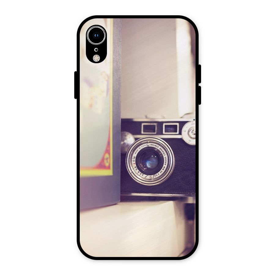 Camera Vintage Pastel Metal Back Case for iPhone XR