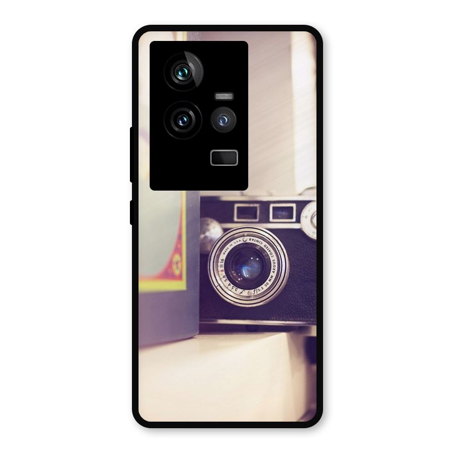 Camera Vintage Pastel Metal Back Case for iQOO 11 5G