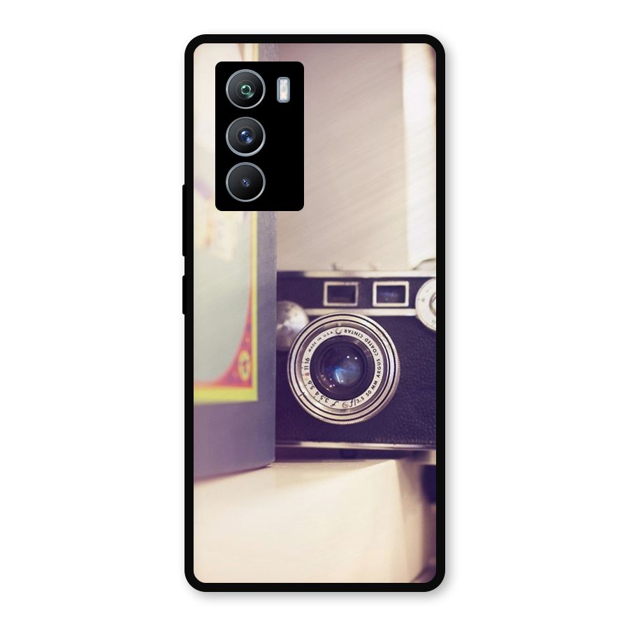 Camera Vintage Pastel Metal Back Case for iQOO 9 SE