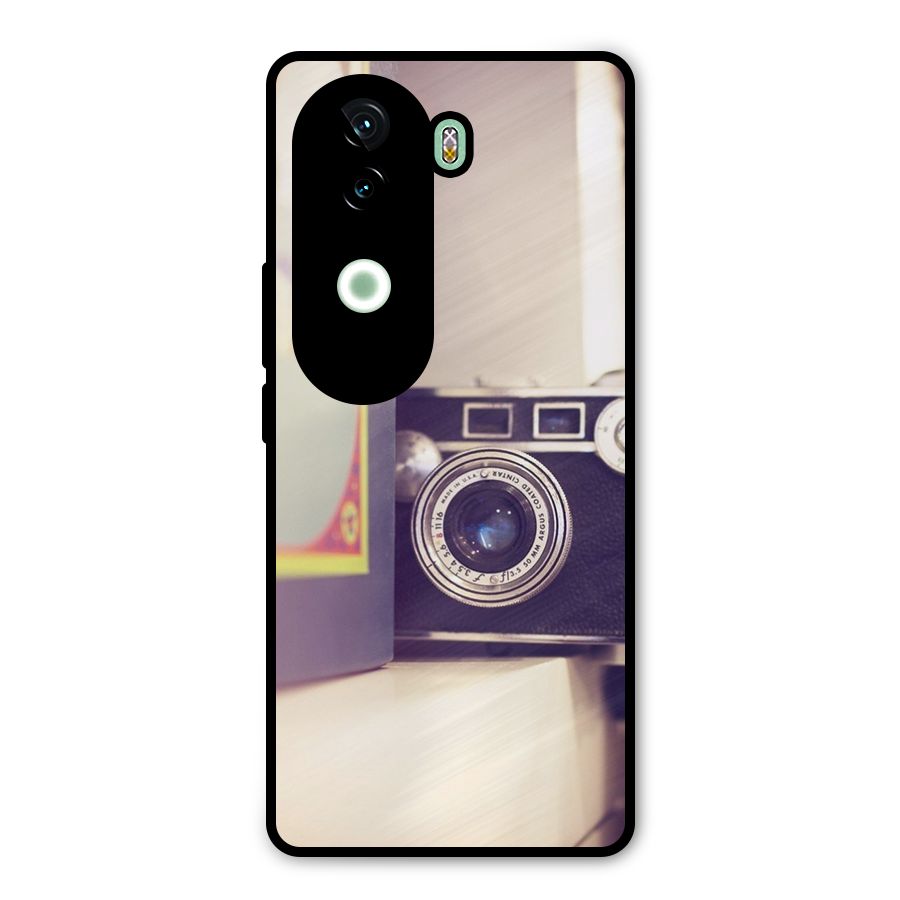 Camera Vintage Pastel Metal Back Case for iQOO Z9s