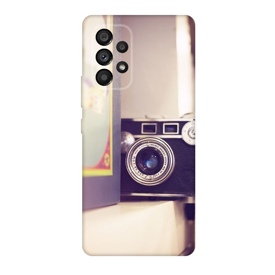 Camera Vintage Pastel Original Polycarbonate Back Case for Galaxy A53 5G