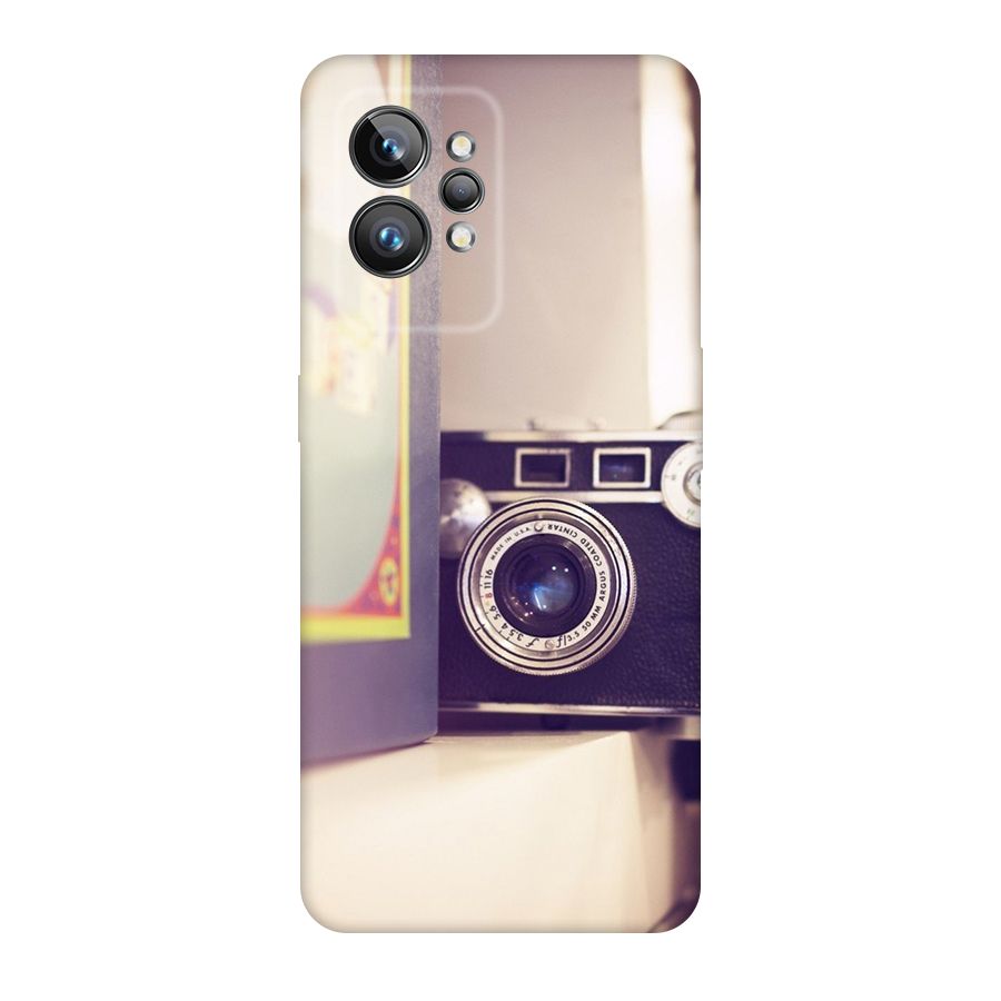 Camera Vintage Pastel Original Polycarbonate Back Case for Realme GT2 Pro