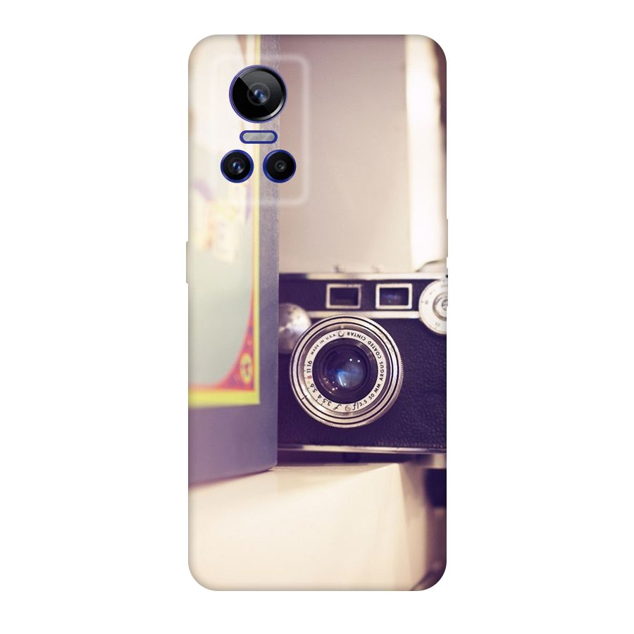 Camera Vintage Pastel Original Polycarbonate Back Case for Realme GT Neo 3