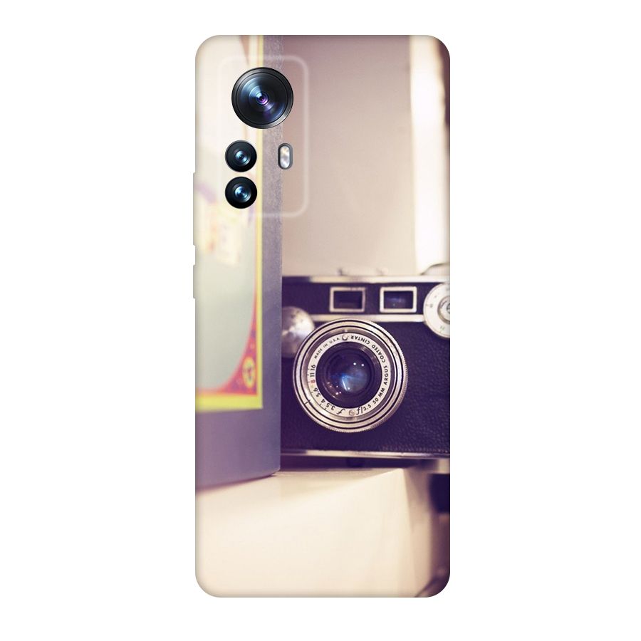 Camera Vintage Pastel Original Polycarbonate Back Case for Xiaomi 12 Pro