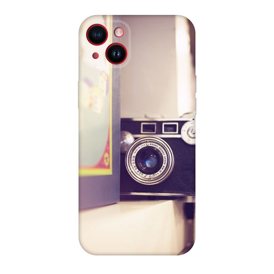Camera Vintage Pastel Original Polycarbonate Back Case for iPhone 14 Plus