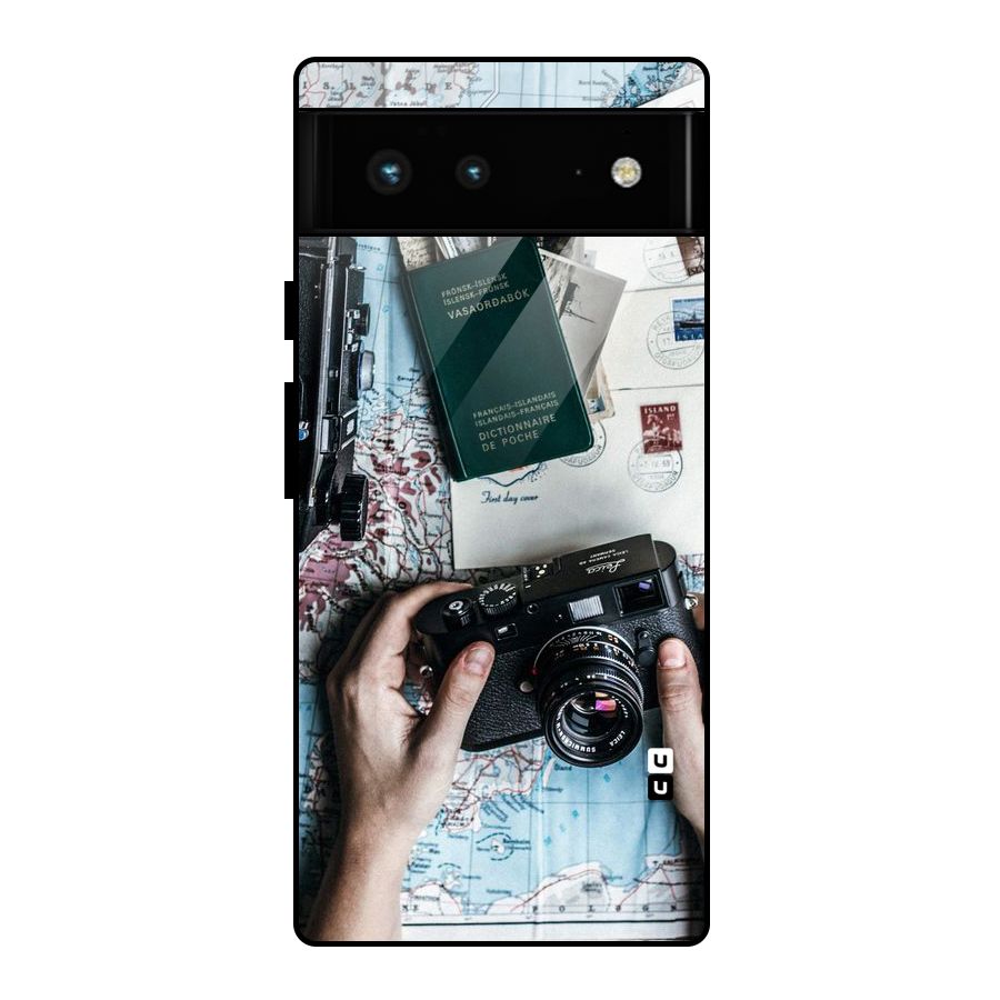 Camera and Postcards Glass Back Case for Google Pixel 6