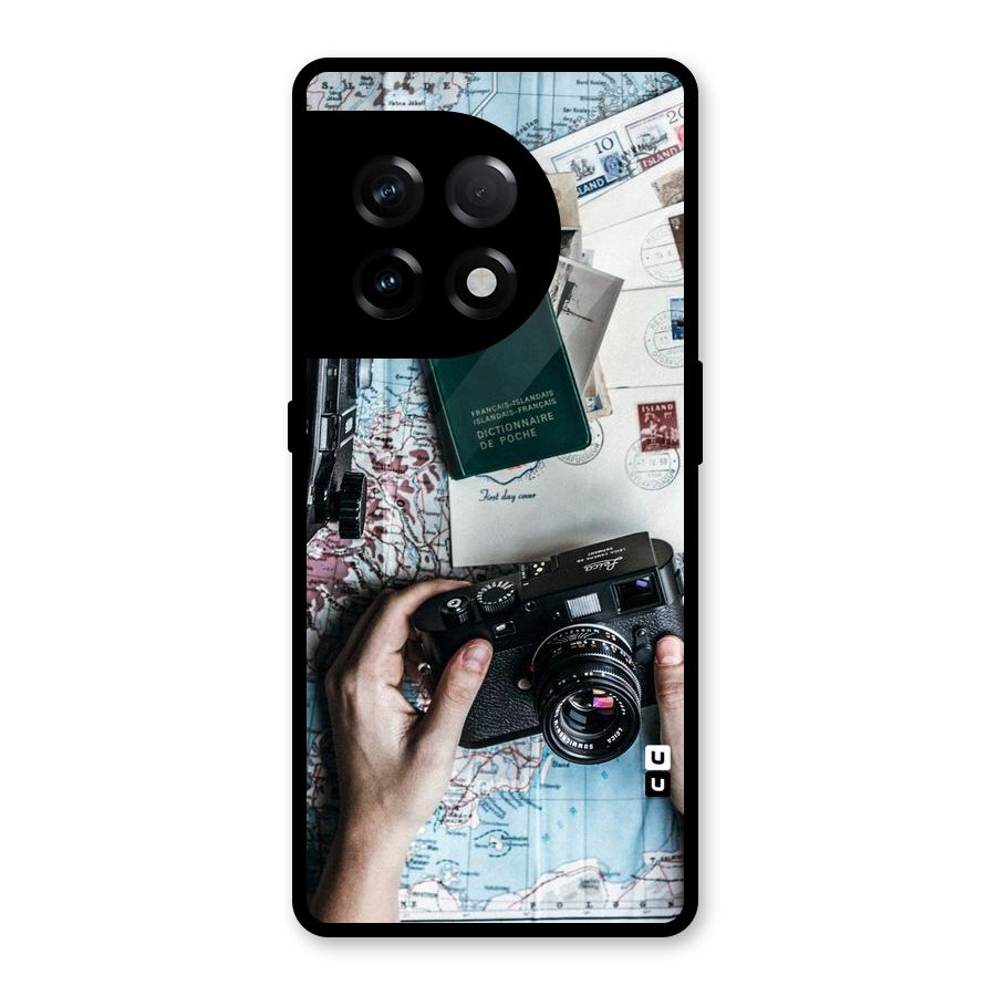 Camera and Postcards Glass Back Case for OnePlus 11R