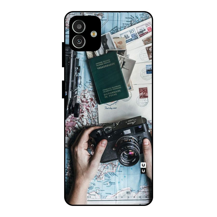 Camera and Postcards Metal Back Case for Galaxy M13 5G