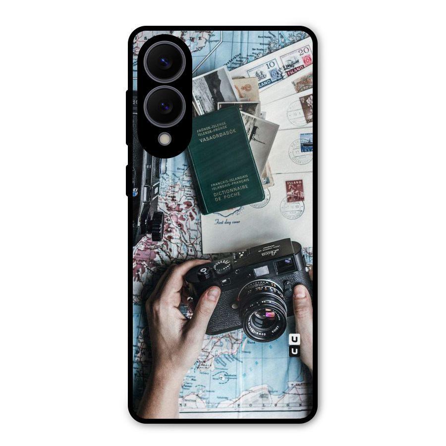 Camera and Postcards Metal Back Case for Galaxy S25 Edge