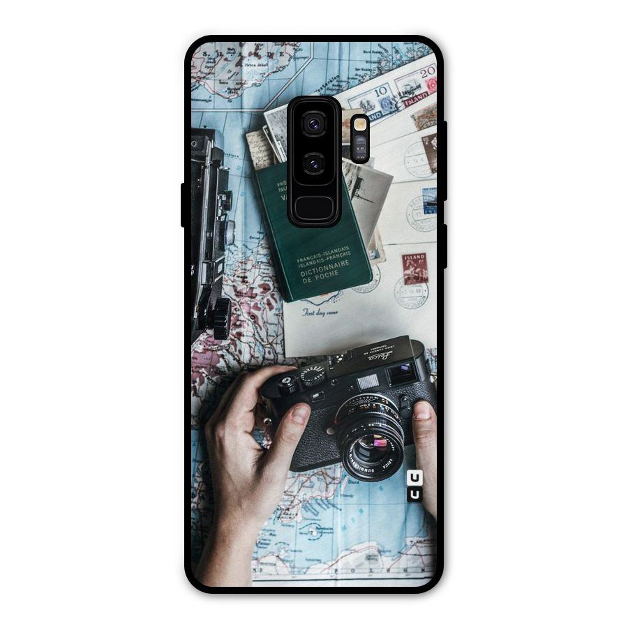 Camera and Postcards Metal Back Case for Galaxy S9 Plus