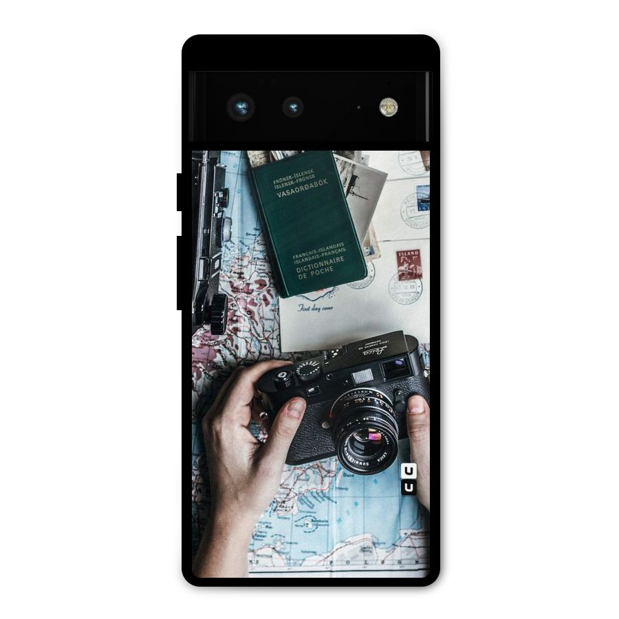 Camera and Postcards Metal Back Case for Google Pixel 6