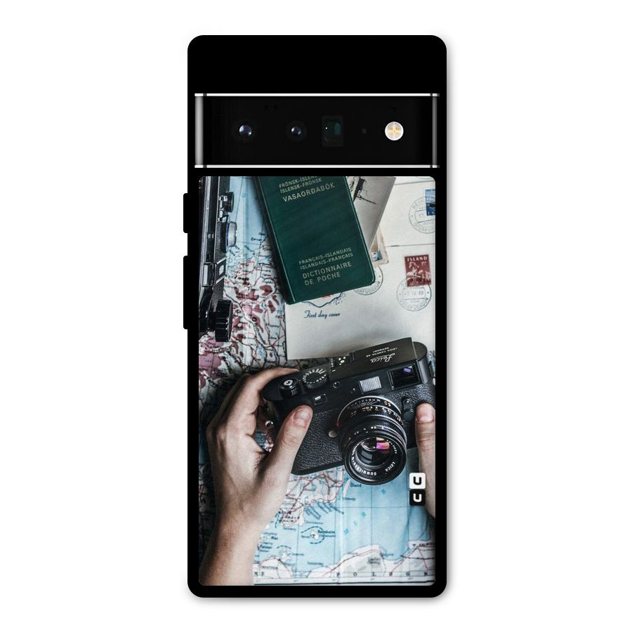 Camera and Postcards Metal Back Case for Google Pixel 6 Pro