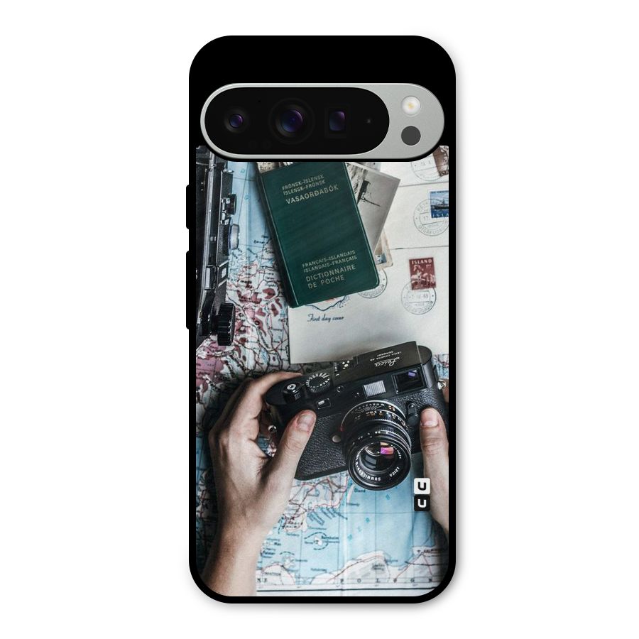 Camera and Postcards Metal Back Case for Google Pixel 9 Pro XL