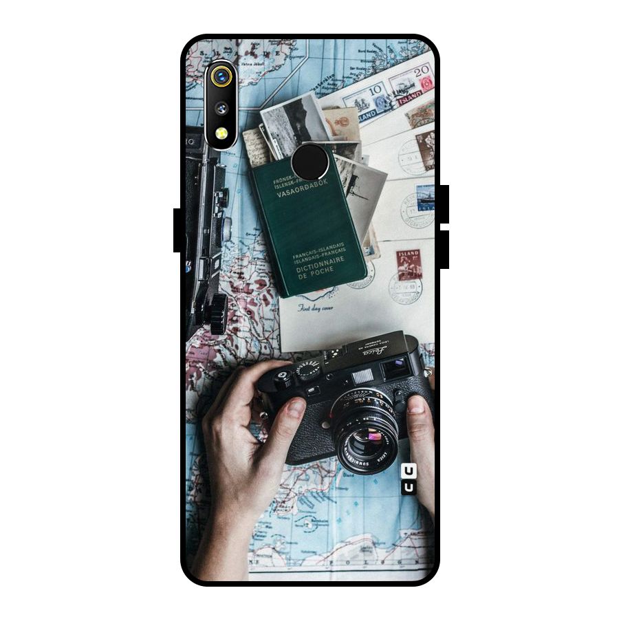 Camera and Postcards Metal Back Case for Realme 3i